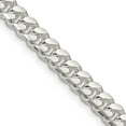 thumbnail image 7 of 925 Sterling Silver 7mm Domed Curb Chain 22 Inch, 7 of 7