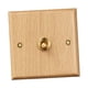 thumbnail image 3 of Placa de interruptor de iluminación de madera, cubierta de toma de corriente, utilidad, fácil instalación, decoración del hogar Palanca única, 3 of 9