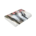 thumbnail image 6 of Wijzvio Just A Girl Who Loves Goats Throw Blanket Soft Fuzzy Fleece Blanket For Couch Bed Living Room Decoration 60"X50", 6 of 9