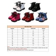 thumbnail image 2 of UKAP - Botas de combate para niños y niñas, botines impermeables, botas de piel sintética con cordones y cremallera, 2 of 6