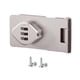thumbnail image 1 of Cerradura para puerta de gabinete BLESIY Cerradura de cajón combinación mecánica sin llave Plata 35 pulgadas, 1 of 8