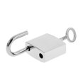 thumbnail image 4 of Acceosrios Mini Candados Cuadrados Bloqueo de Teclas Color Plata Hugo candados, 4 of 9