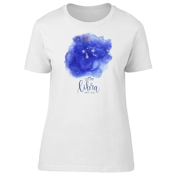 Libra Constellation T-Shirt Women -Image by Shutterstock, Female Medium