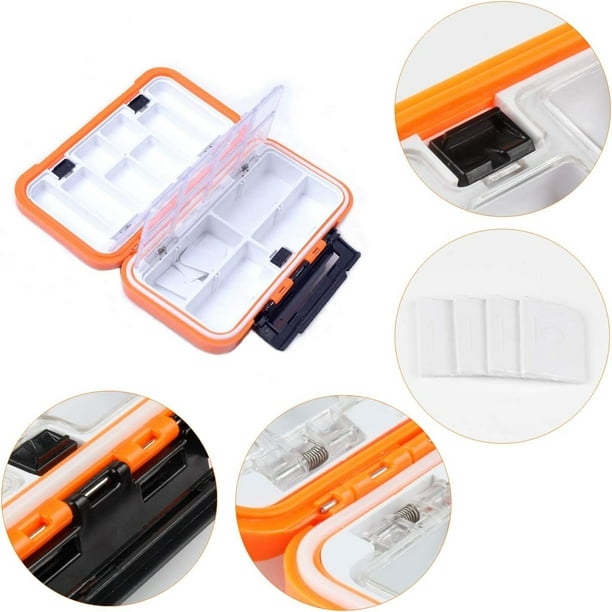 Fishing Tools Box ABS Fishing Tackle Box Fish Bait Lure Hooks Storage Case  Organizer Container Waterproof