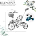 thumbnail image 3 of Triciclo Tipo Carreola Shendy Vendy Portatil Plegable Reclinable 2 En 1, 3 of 8