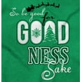 thumbnail image 2 of Christmas Be Good For Goodness Sake Womens Slim Fit Graphic Tee Brisco Brands X, 2 of 5