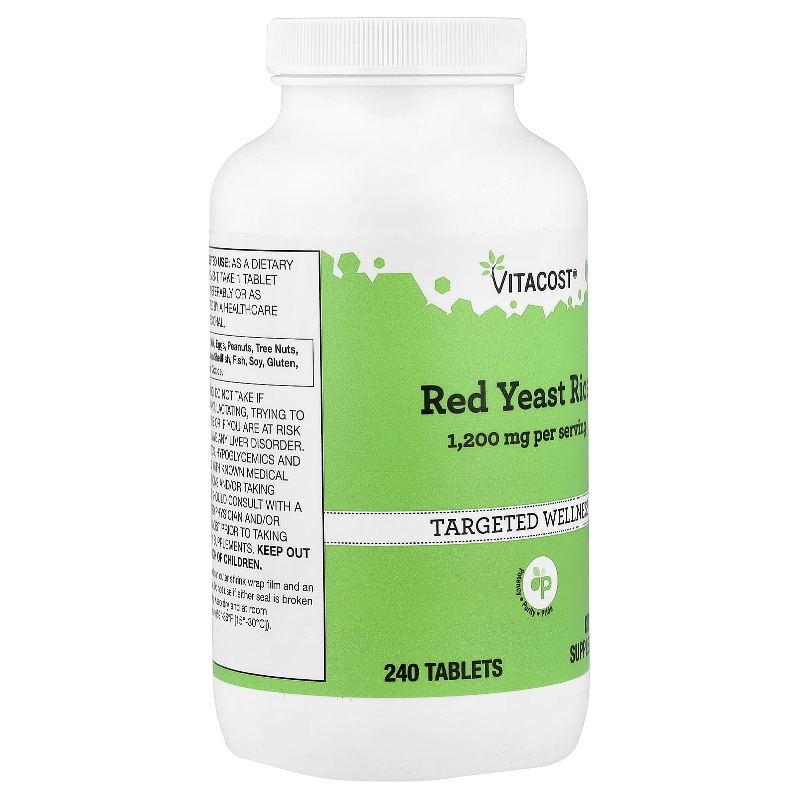 Vitacost Red Yeast Rice, 1,200 mg, 240 Tablets