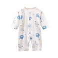 thumbnail image 2 of PIWHJQK Newborn Bodysuit Short Sleeve Graphic Print Softy Cotton Snap Infant Outfits, 2 of 4