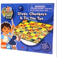 Nickelodeon Checkers & Tic Tac Toe Game Diego