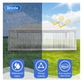 thumbnail image 2 of 10x20 FT Party Tent with Mesh Sidewalls - Outdoor Event Canopy - Waterproof PE Top - Insect Protection - Garden Gazebo for Parties & Picnics, 2 of 9