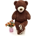 thumbnail image 3 of MorisMos Stuffed Animal Giant Teddy Bear with Footprints 39'' Plush Toy, 3 of 8