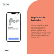 Lexie B1 Self-Fitting OTC Hearing Aids Powered by Bose | Self-fitting | Lexie Expert® Support | Replaceable Batteries
