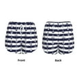 thumbnail image 3 of Pofeuu Anchors Print Women's Athletic Shorts Running Workout Shorts Tummy Control Quick Dry Gym Shorts with Pockets Double layer sports shorts-Medium, 3 of 7
