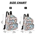 thumbnail image 2 of FORMRS Mini Backpack Purse for Women Travel Daypack Casual Shoulder Bag, Blue Shimmering Pattern, 2 of 7