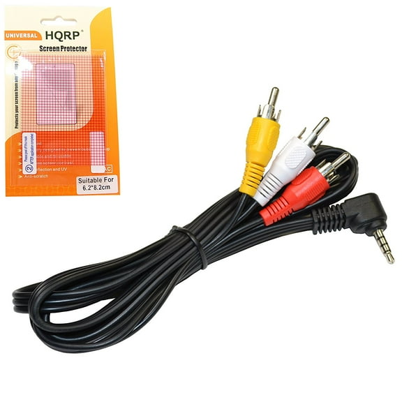 HQRP AV OMTP Audio Video Cable/Cord for Nokia E6-00, N79, N82, N85, N86, N900, N95, N95 8Gb, N96, N97, N97 Mini, CA-75U   HQRP Coaster