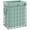 Silver + Mint Green, variant on Laundry Hamper, 29 Gal. (110L) Laundry Basket, Collapsible Clothes Hamper, Removable and Washable Liner, Metal Wire Frame, for Bedroom Bathroom, Cream White ULCB111W01