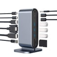 thumbnail image 1 of 12 En 1 Hub Usb C Hdmi 4k Vga Sd Rj45 Jack 3.5 Para Mac iPad, 1 of 9