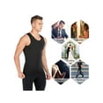 thumbnail image 5 of SAYFUT Mens Slimming Shapewear Tank Top Workout Shirt for Weight Loss Body Shaper Nylon Compression T-Shirts Vest, 5 of 7