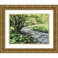 thumbnail image 1 of Strube, Ling 24x19 Gold Ornate Wood Framed with Double Matting Museum Art Print Titled - Springtime, 1 of 4