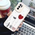 thumbnail image 3 of Elegante y duradera funda plateada mate de doble capa para iPhone 15 Pro Max 14 13 12 Pro 11: ¡proteja su teléfono con ilustraciones divertidas!, 3 of 4