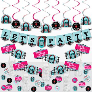 Printable Sock Hop Decorations | Shelly Lighting