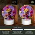 thumbnail image 3 of Daiia Fruit Parfait Colorful Pattern Acrylic Night Light, LED Touch Light, Bedroom Night Light, Soft Glowing Lamp Perfect Gift for Mother's Day, Birthday, or Christmas, 3 of 9