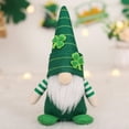 thumbnail image 3 of Gnomes Plush Collectible Figurine Cute St Patricks Day Gifts for Shelve St.Patrick's Day Gnomes Plush Decorations March Saint Paddy's Day Handmade Spring Gift Party Decorations Boys' Style, 3 of 5