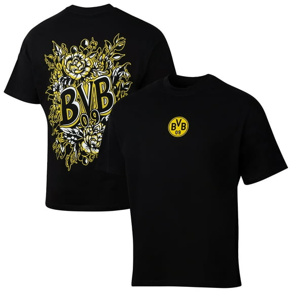 Men's Sport Design Sweden  Black Borussia Dortmund Game Day Graphic T-Shirt