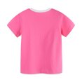 thumbnail image 5 of Tdoqot Toddler Girls Graphic T Shirts- Cotton Short Sleeve Fashion Crewneck Kids Summer Tops Hot Pink Size 4T, 5 of 5