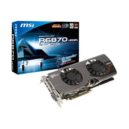 MSI R6870 Hawk - Graphics card - Radeon HD 6870 - 1 GB GDDR5 - PCIe 2.1 x16 - 2 x DVI, HDMI, 2 x Mini DisplayPort