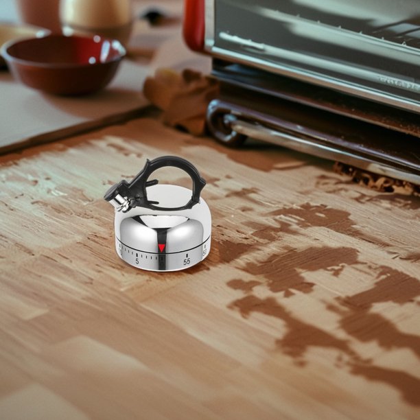 unbranded Temporizador Manual Para Cocina Formato Tetera Con Cuenta Regresiva Hasta 60 Minutos