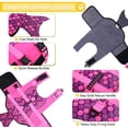 thumbnail image 3 of Dog Life Jackets, Ripstop Pet Floatation Life Vest for Small, Middle, Large Size Dogs, Dog Lifesaver Preserver Swimsuit for Water Safety at The Pool, Beach, Boating, XL, Pink Mermaid, 3 of 7