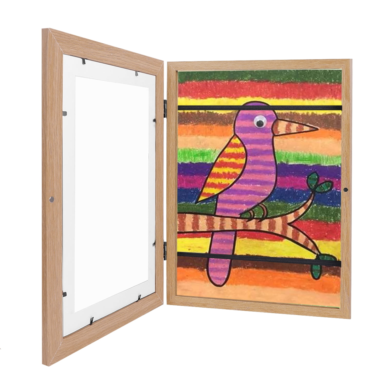 SEARCHI Kids Artwork Display Frame, Kids Frames Front Opening, Children ...