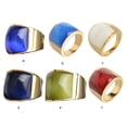 thumbnail image 4 of Sonducket Anillo de acero inoxidable para mujer, moda de cumpleaños, boda, fiesta nupcial, tienda, fecha escolar, joyería de viaje para mujer Ropa, zapatos y accesorios Miscelánea Azul Sonducket AP014986-01, 4 of 6