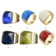 thumbnail image 4 of Minnieouse Anillo de acero inoxidable para mujer, moda de cumpleaños, boda, fiesta nupcial, tienda, fecha escolar, joyería de viaje para mujer Ropa, zapatos y accesorios Miscelánea Cielo azul Minnieouse AP014986-02, 4 of 6