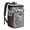 Black-383, variant on Tropical Fish Insulated Cooler Backpack - 20L Soft Cooler Bag for Picnic, Travel, Work, Features Multiple Pockets & Bottle Opener, Sand & Coral Beach-Themed Design