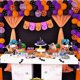 thumbnail image 3 of Kit de arco de guirnalda de globos de Halloween, globo de papel de aluminio Boo con globos de confeti morado naranja negro, globos de araña para decoraciones de fiesta de Halloween Dat JFHHH pequeña, 3 of 5