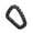 Black, variant on Tactically Carabiner Keychains D Rings Spring Gear Clip Utility Hook