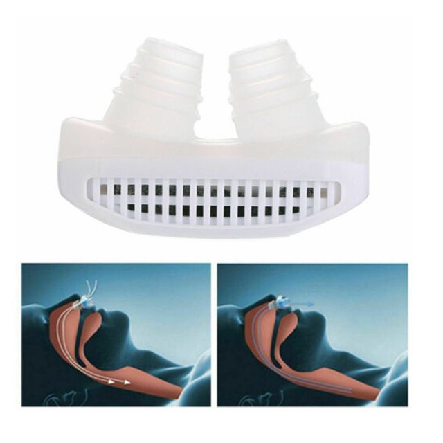 Dispositivo antirronquidos ANGGREK para prevenir los ronquidos y la congestión nasal color blanco