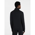 thumbnail image 3 of Athletic Works Men's Scuba Knit Quarter Zip Sweatshirt, Sizes S-3XL, 3 of 5