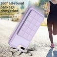 thumbnail image 5 of Dteck for iPhone 7 / iPhone 8 / SE 2022 & 2020 Card Holder Back Case with Pockets, Premium PU Leather ID Cash Credit Slots Magnetic Kickstand Flip Folio Slim Hard Protective Cover, purple, 5 of 7
