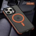 thumbnail image 1 of Luxury Magnetic Matte Translucent Armor Shockproof Case For iPhone 16 15 14 13 12 11 Pro Max Plus Magsafe Wireless Charge Cover Khaki For iPhone 11, 1 of 6