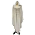 thumbnail image 2 of Womens Casual Rhinestone Chiffon Long Dress Hoodie Shawl Cloak, 2 of 2