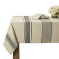 thumbnail image 4 of Fennco Styles Aulaire Banded Design 100% Cotton Placemats 14" W x 20" L, Set of 4 - Striped Table Mats for Home, Dining Room Decor, Banquets, Family Gathering and Special Occasion, 4 of 4
