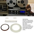 thumbnail image 4 of 1/4 10 Inch Tape Splicing Set, Adjustable Length Professional Splicing Tape Tape Splicing Block Kit Leader Tape with Media Blade for Reel To Reel Tape Recorder, 4 of 7