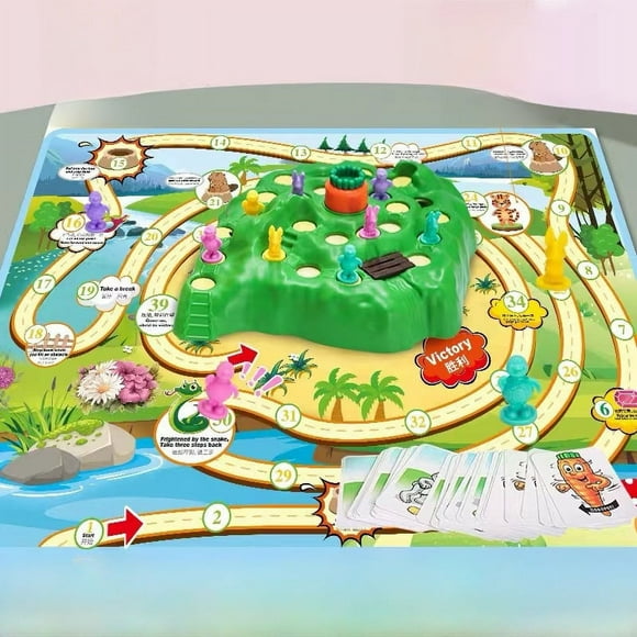 Trampa para conejos Juguete de batalla doble para niños Juego de mesa multijugador TikTok Benefit Intelligence Juego interactivo para padres e hijos