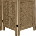 thumbnail image 3 of Oriental Furniture 5 1/2 ft. Tall Bamboo Matchstick Screen - Grey - 6 Panel, 3 of 3