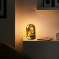thumbnail image 3 of YingYouFu Book Lover Night Light, Miniature Reader Sculpture with Mini Books LED, Desktop Ornament for Reading Enthusiasts, Decorative Light for Bookshelf Display, A, 3 of 5