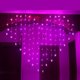 thumbnail image 2 of Guirnalda de luces LED de 2 m para cortina, guirnalda de luces románticas para fiestas en el jardín, decoración para exteriores, bodas, decoración navideña para el hogar, 2 of 4