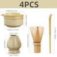 thumbnail image 3 of 4PCS Matcha Whisk Set Kit Japanese Bamboo Whisk Holder and Bowl Matcha Shaker Sifter Tea Ceremony Accessories, 3 of 9